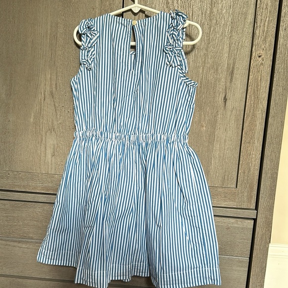 Crewcuts Blue and White Striped Dress - Picture 2 of 4